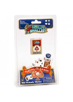 World's Smallest: Playing Cards